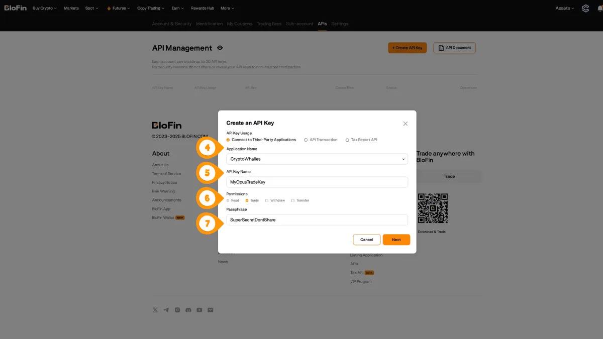Fill In Key Details